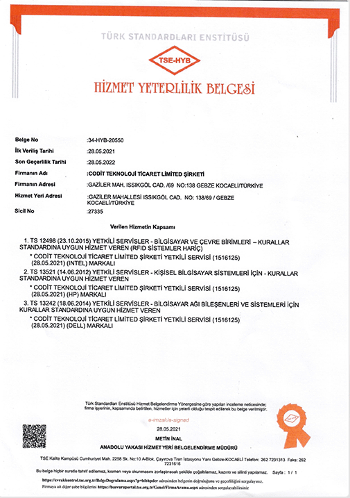 TSE-HIZMET-YETERLILIK